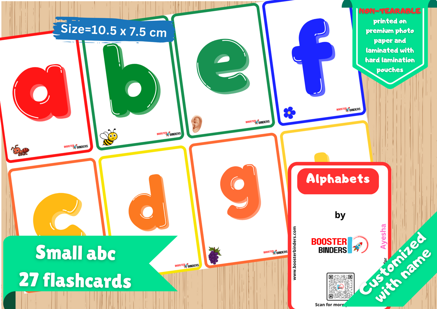 Alphabets Flash Cards