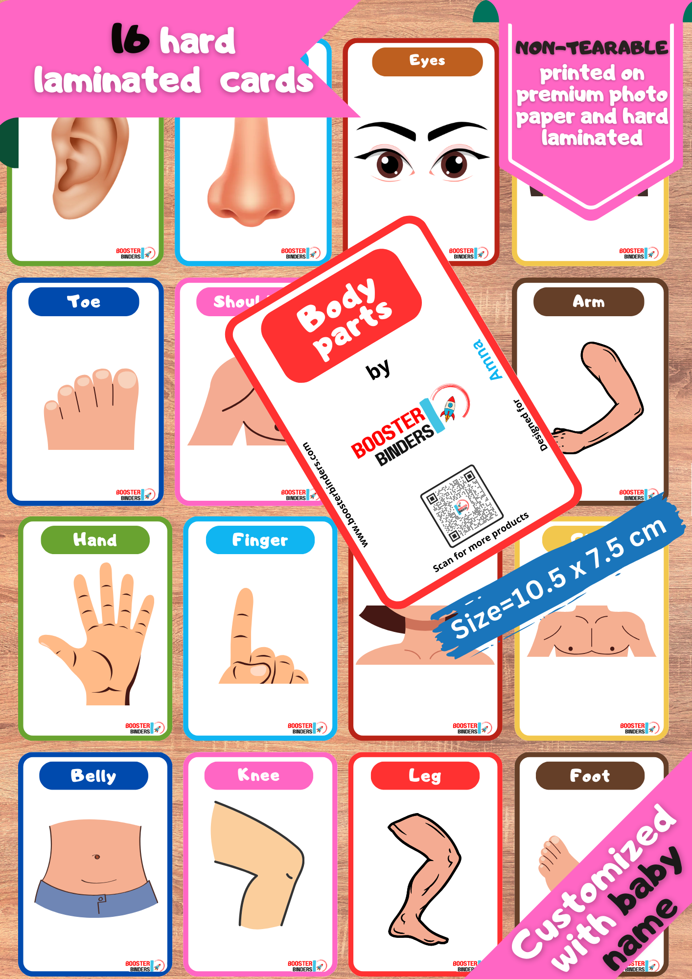 Body Parts Flash Cards