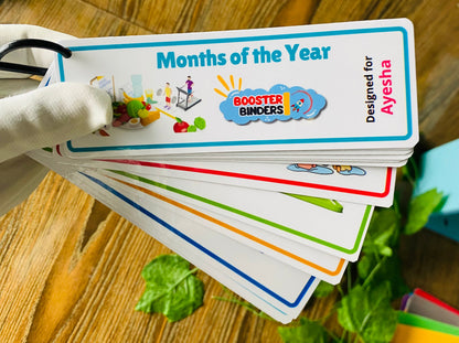 Months of Year Flash Cards