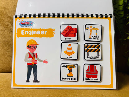 Professions Busy Book