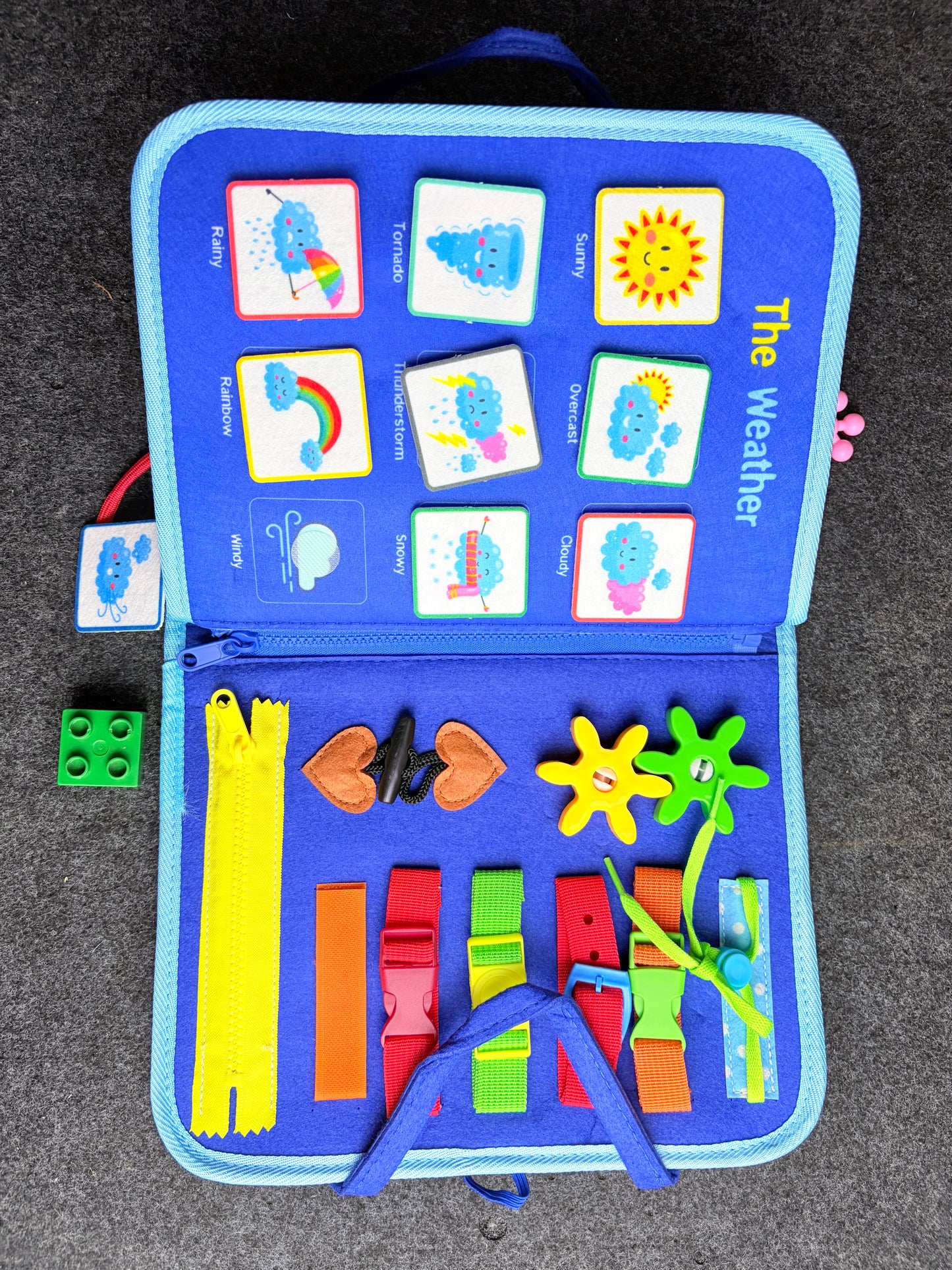 Busy Book - Colors, Shapes, Alphabets & Numbers Learning Binder | Pakistan