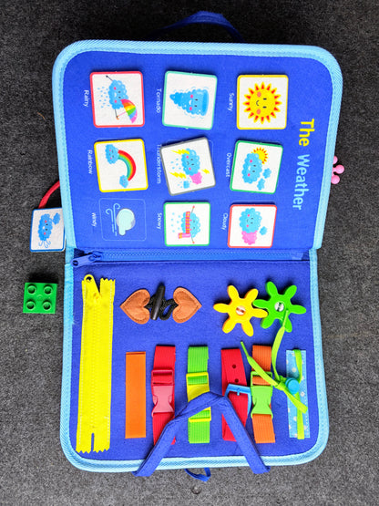 Busy Book - Colors, Shapes, Alphabets & Numbers Learning Binder | Pakistan