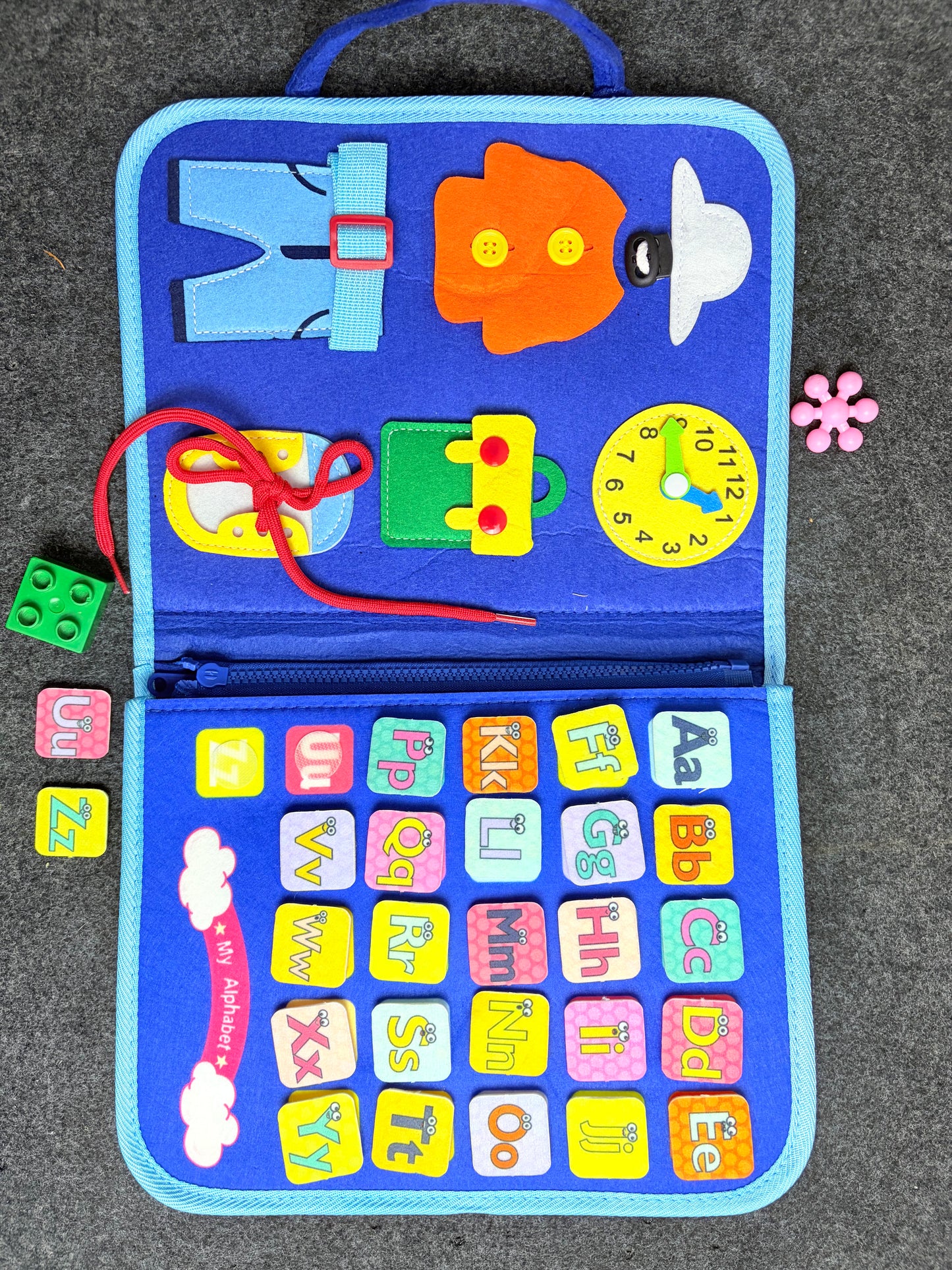 Busy Book - Colors, Shapes, Alphabets & Numbers Learning Binder | Pakistan