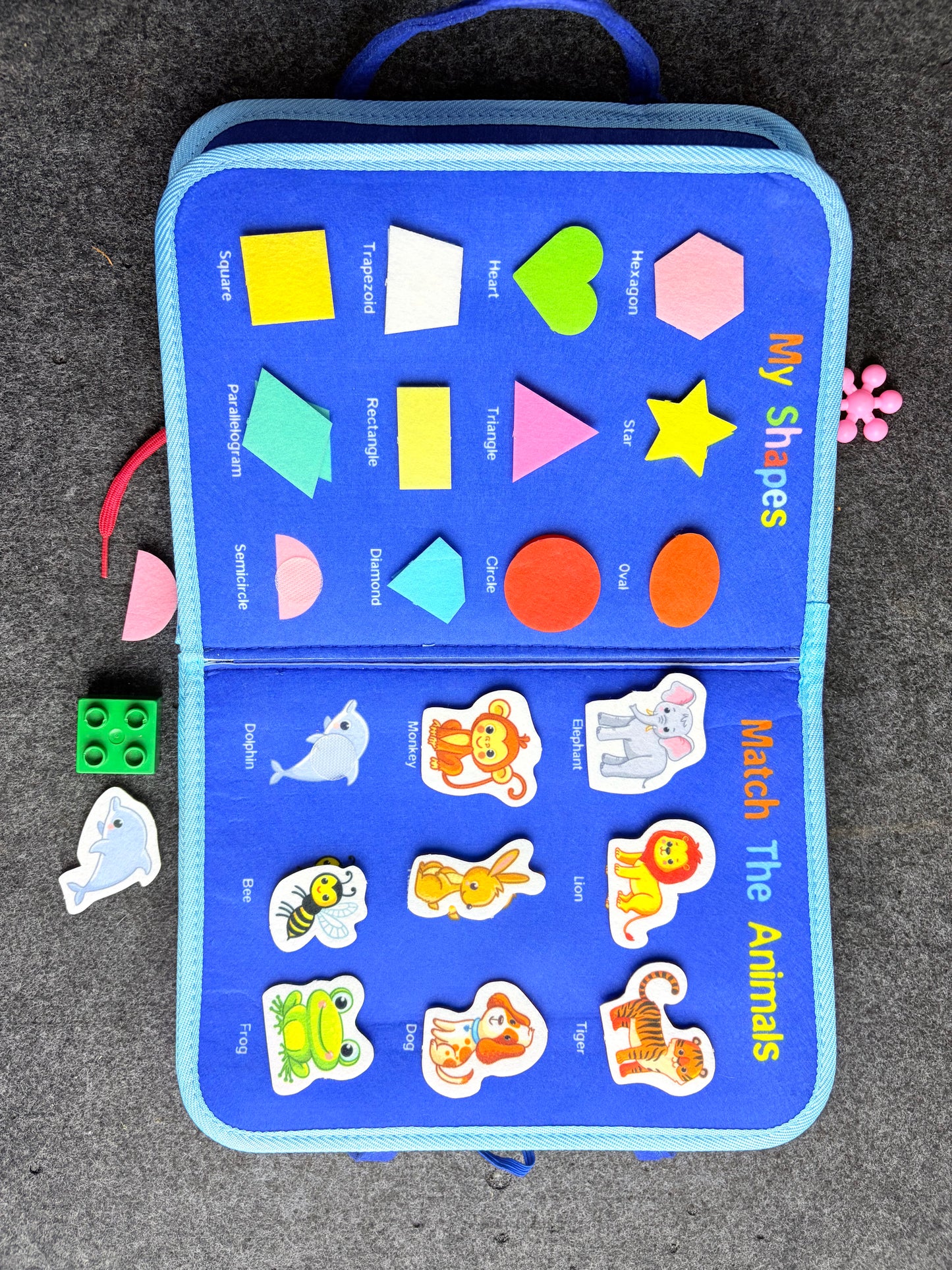 Busy Book - Colors, Shapes, Alphabets & Numbers Learning Binder | Pakistan