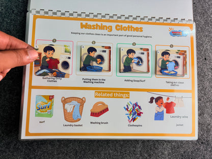 Household Sequencing Binder | Daily Life Chores Visual Support for Autism & Speech Delay (Copy)