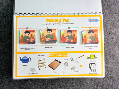 Household Sequencing Binder | Daily Life Chores Visual Support for Autism & Speech Delay (Copy)