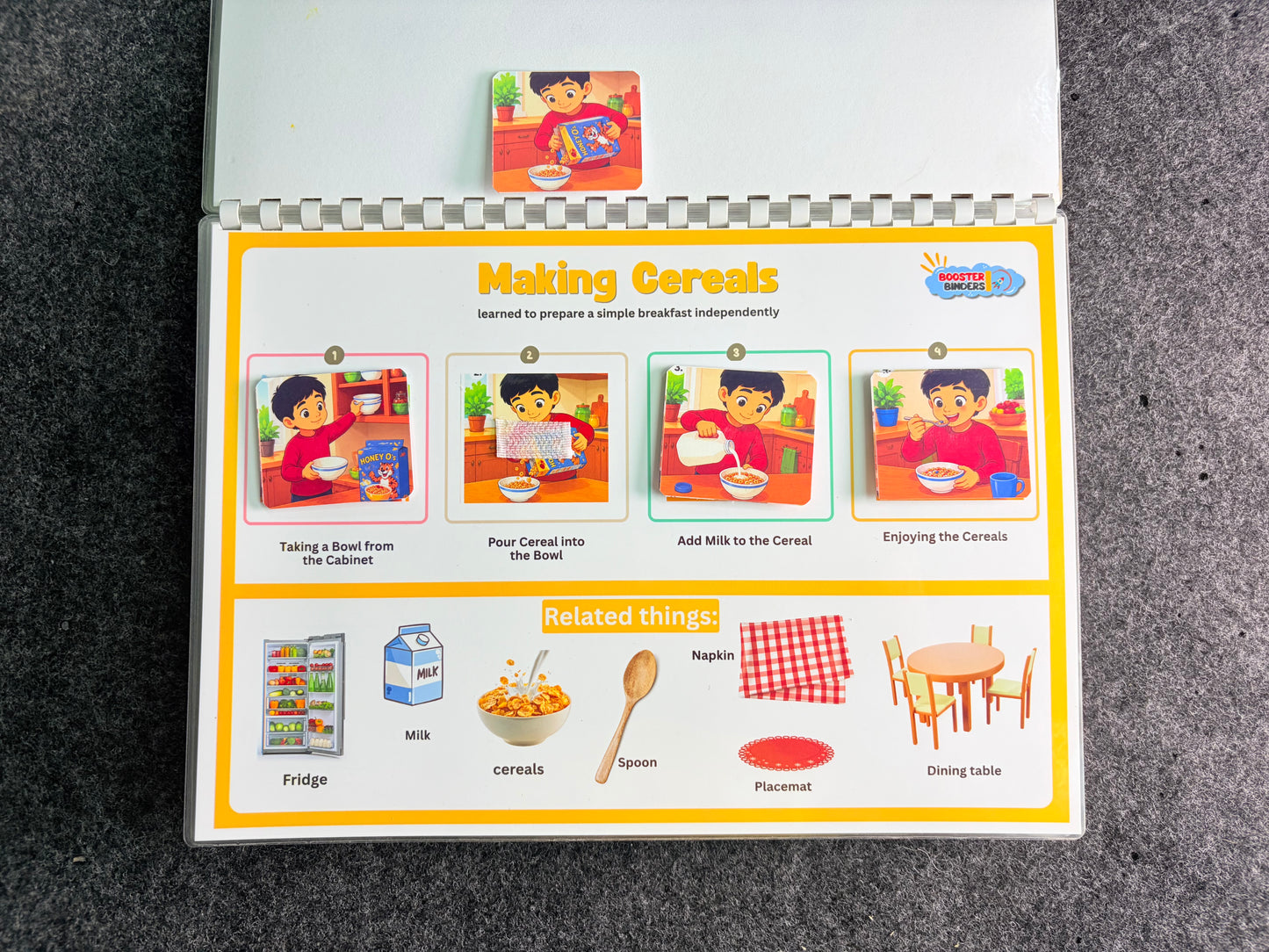 Household Sequencing Binder | Daily Life Chores Visual Support for Autism & Speech Delay (Copy)