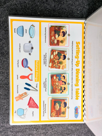 Household Sequencing Binder | Daily Life Chores Visual Support for Autism & Speech Delay (Copy)