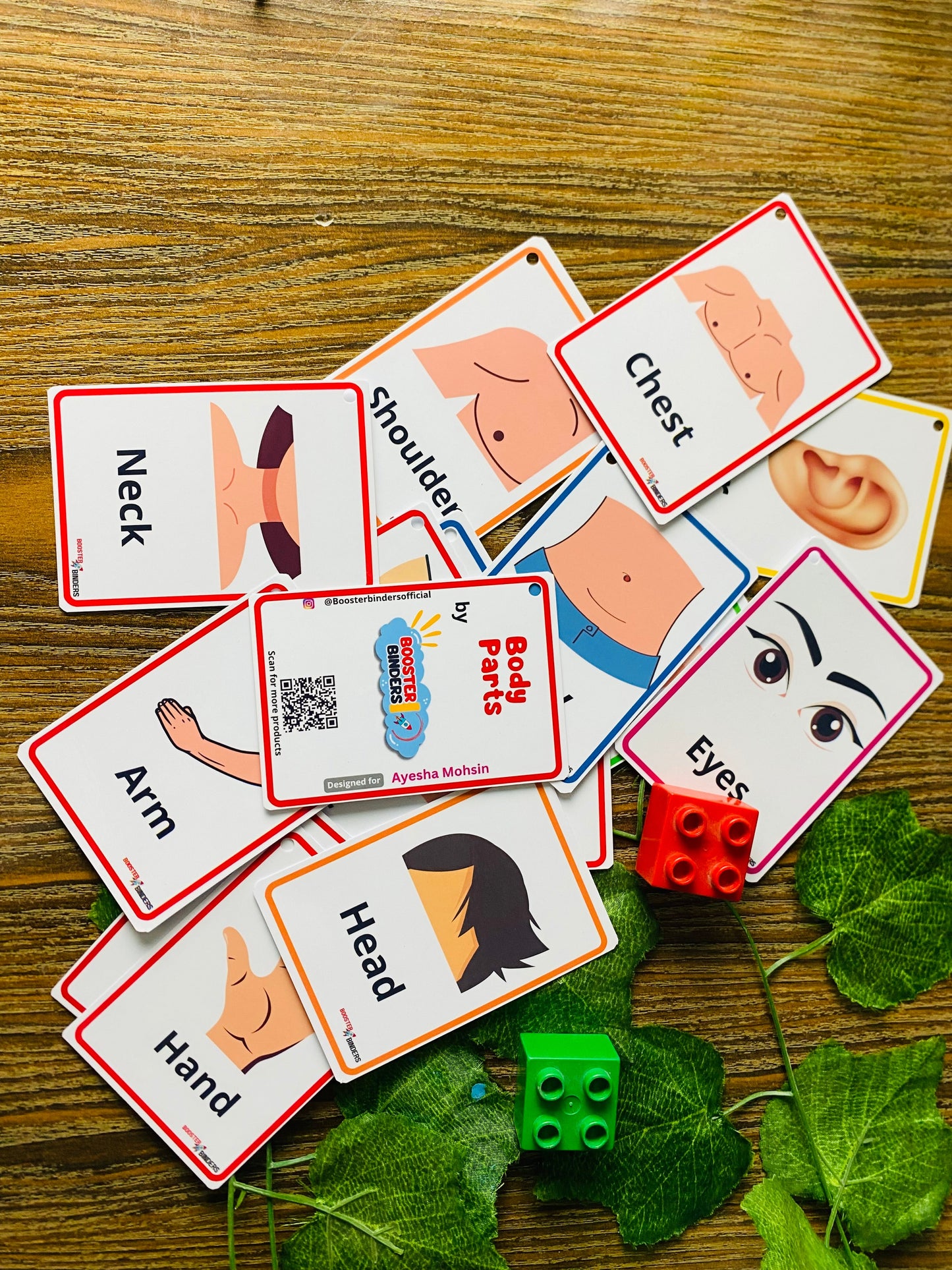 Body Parts Flash Cards