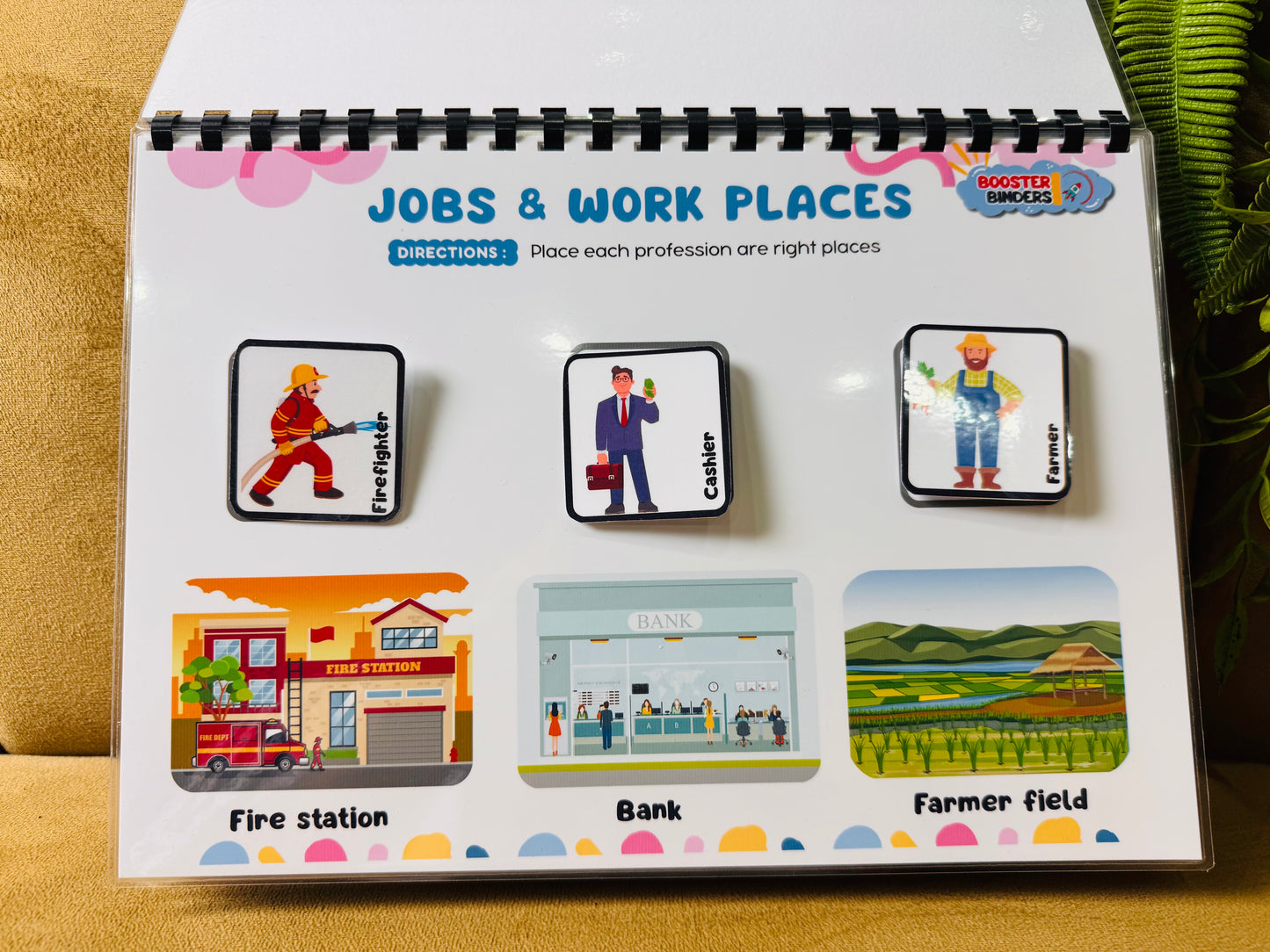 Professions Busy Book