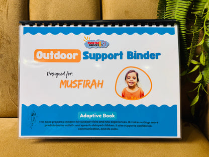 Outdoor Support Binder | Everyday Outing Visual Support for Autism & Speech Delay