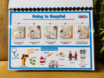 Outdoor Support Binder | Everyday Outing Visual Support for Autism & Speech Delay