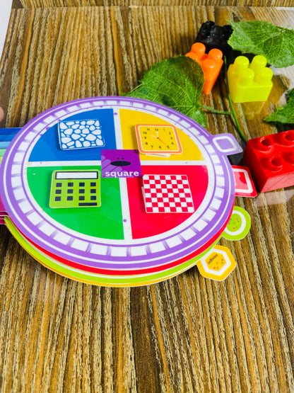 Shapes and Colors Sorting Activity Set
