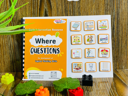 WH-Questions Set of 4 Busy Books