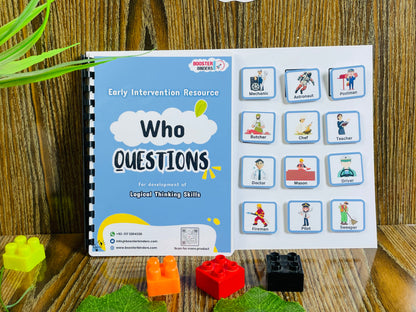 WH-Questions Set of 4 Busy Books