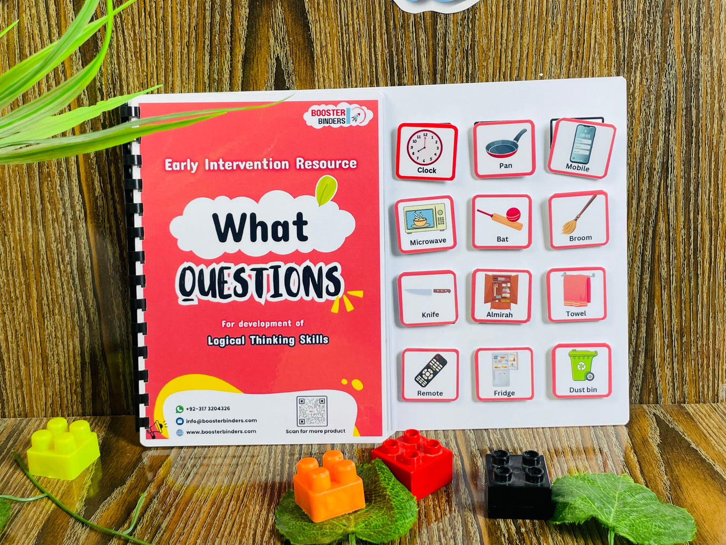 WH-Questions Set of 4 Busy Books