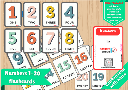 Numbers Flash Cards