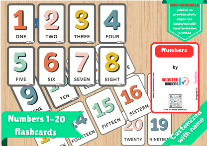 Numbers Flash Cards