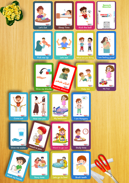 Speech Booster Laminated Flash Cards