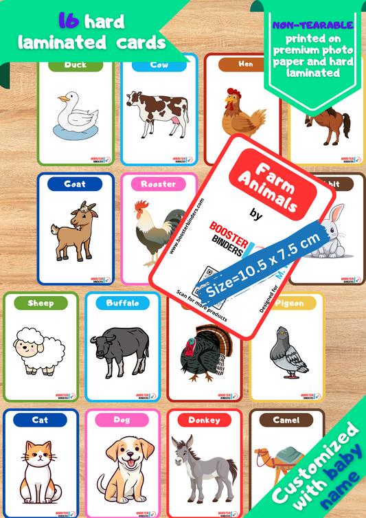 Farm Animals Flash Cards