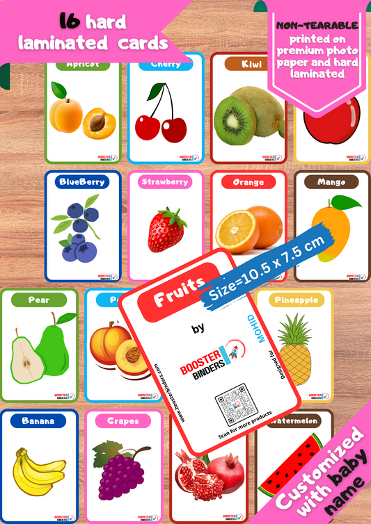 Fruits Flash Cards