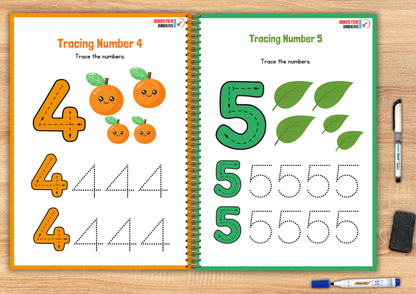 Wipe and Clean Tracing Books