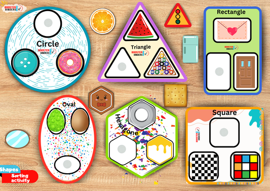 Shapes Sorting Activity Set